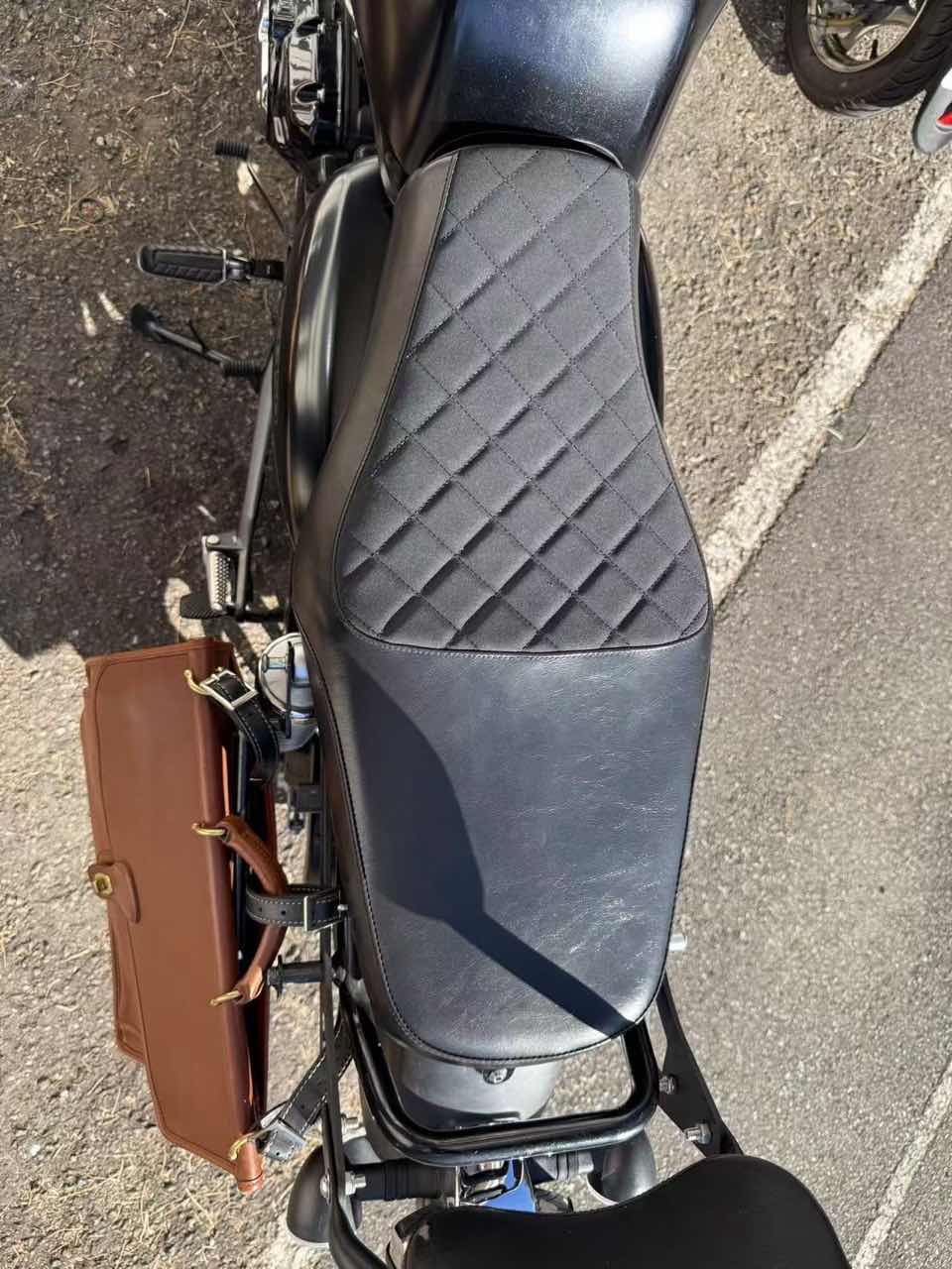 GB350用シート ホンダ GB350 シート タックロール ブラウン 