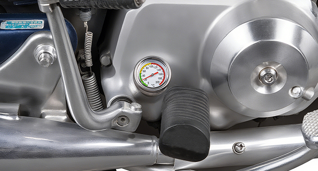 クロスカブ ホンダ バイク用 油温計 【中長針】オイル温度計 計測範囲