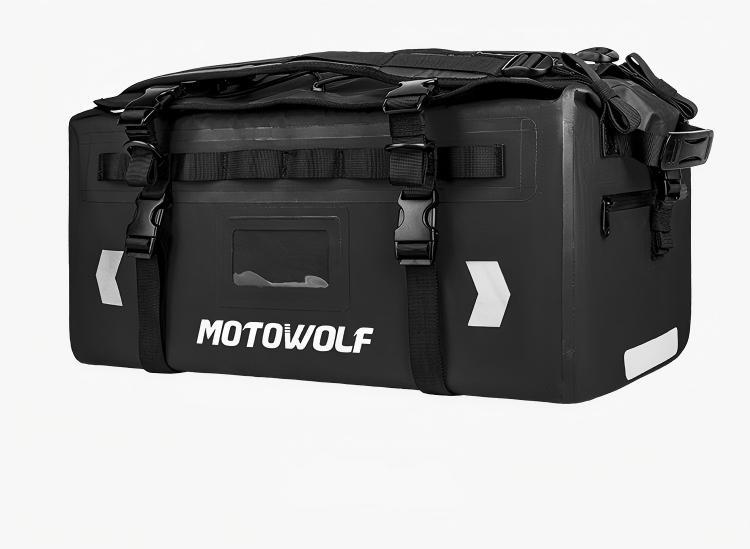 クロスカブ シートバッグ オートバイ用 リアバッグ 37L ヘルメット