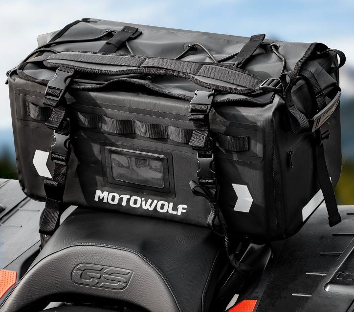 バック　リュック クロスカブ シートバッグ オートバイ用 リアバッグ 37L ヘルメット
