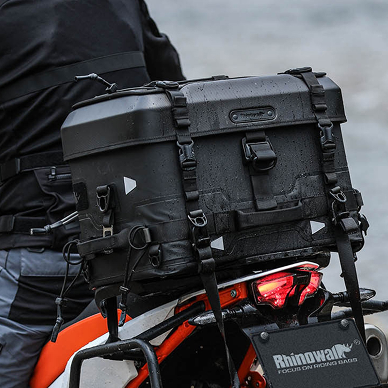 クロスカブ シートバッグ オートバイ用 リアバッグ 36L ヘルメット