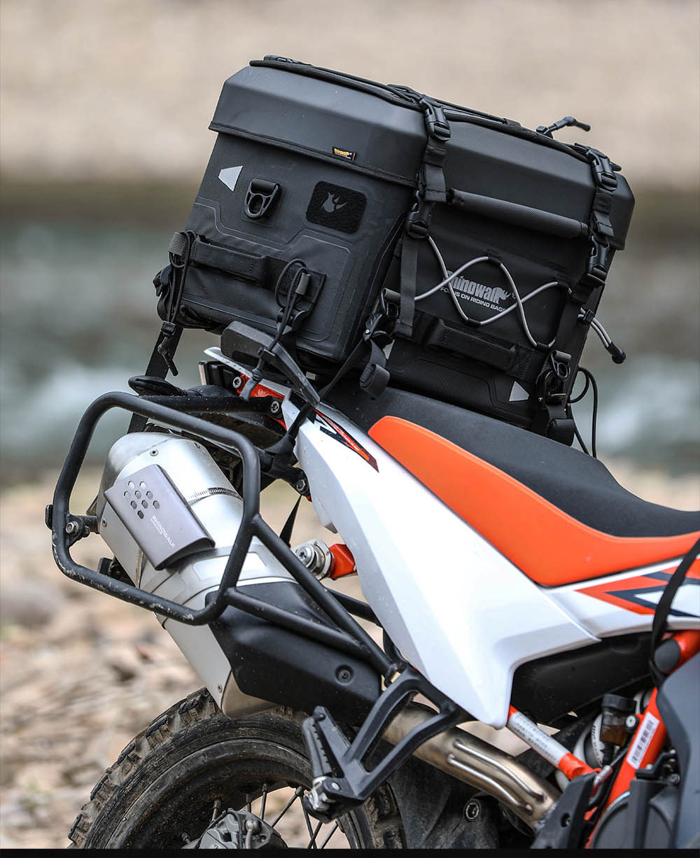 クロスカブ シートバッグ オートバイ用 リアバッグ 36L ヘルメット