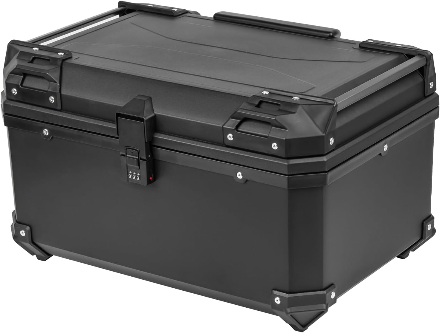 クロスカブ バイク リアボックス 65L ブラック ダイヤルロック トップ