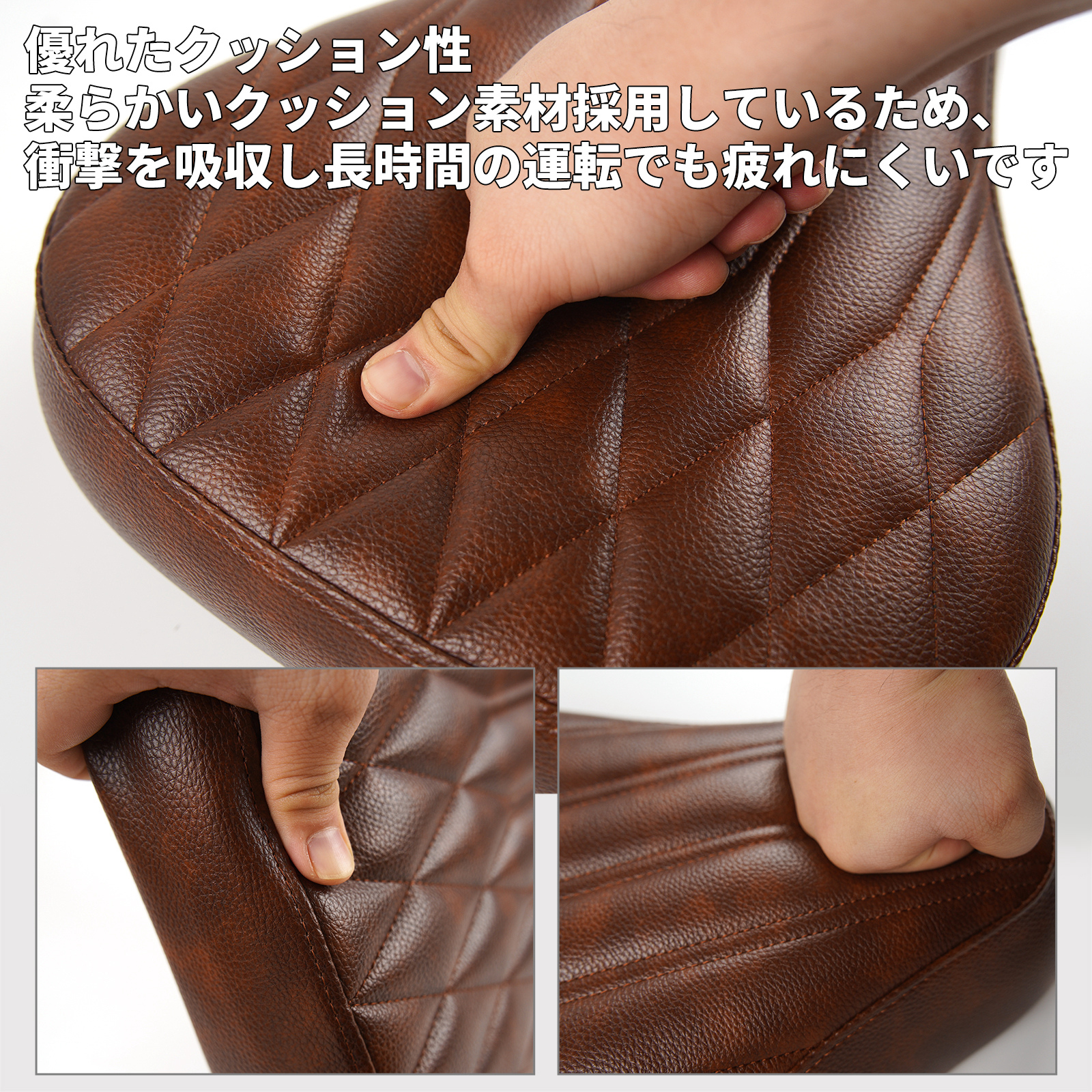シート ソロシート クロスカブ スーパーカブ 110 バイクシート シングルシート クッション シート下げ バイク シート シート本体 カブシート シート交換 | クロスカブ | 10