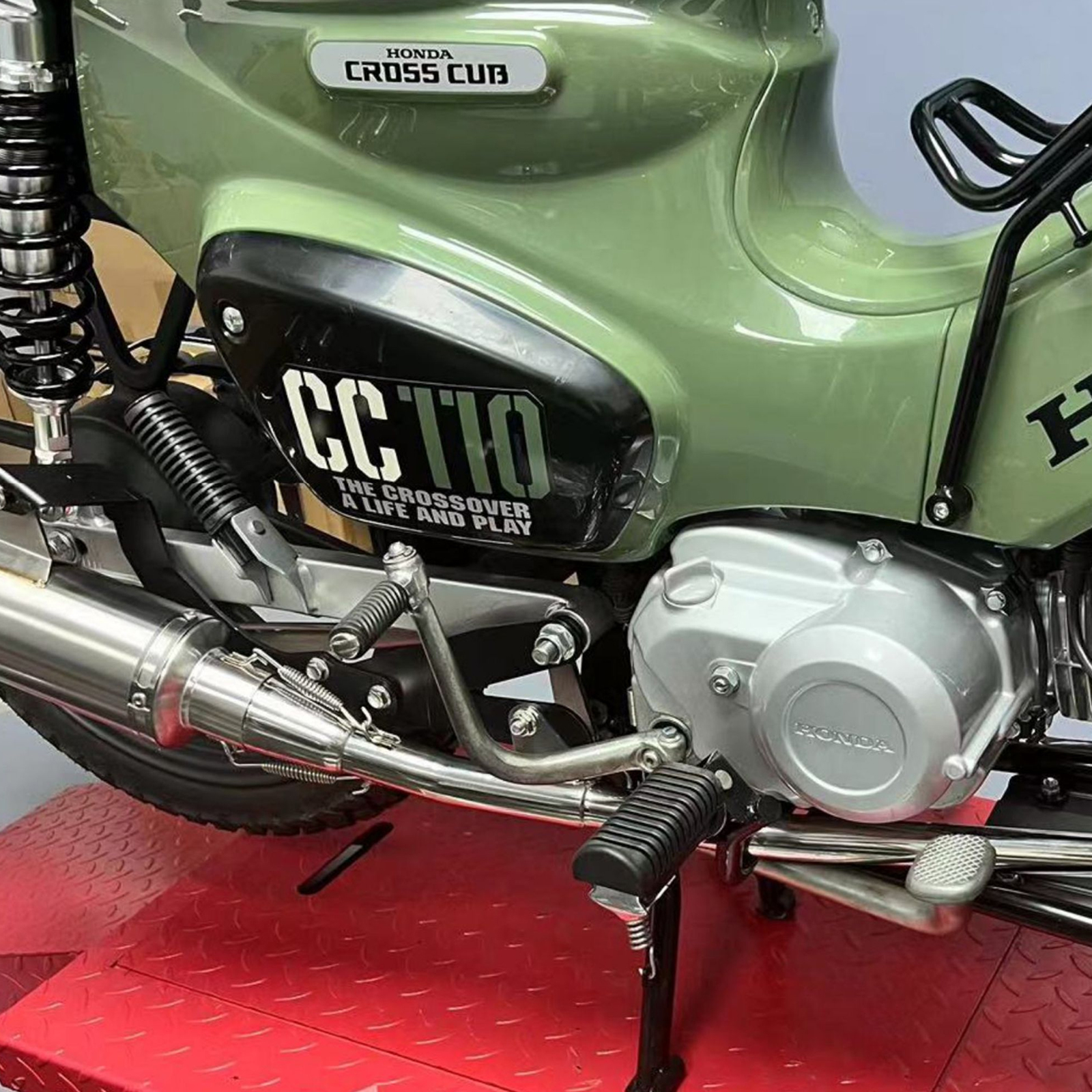 クロスカブ CC110 JA60 マフラー バイクマフラー バイク サイレンサー エキゾーストパイプ 排気管 オートバイ排気パイプ 改装 ステンレス鋼製【取り寄せ】｜nextstageyh2｜03