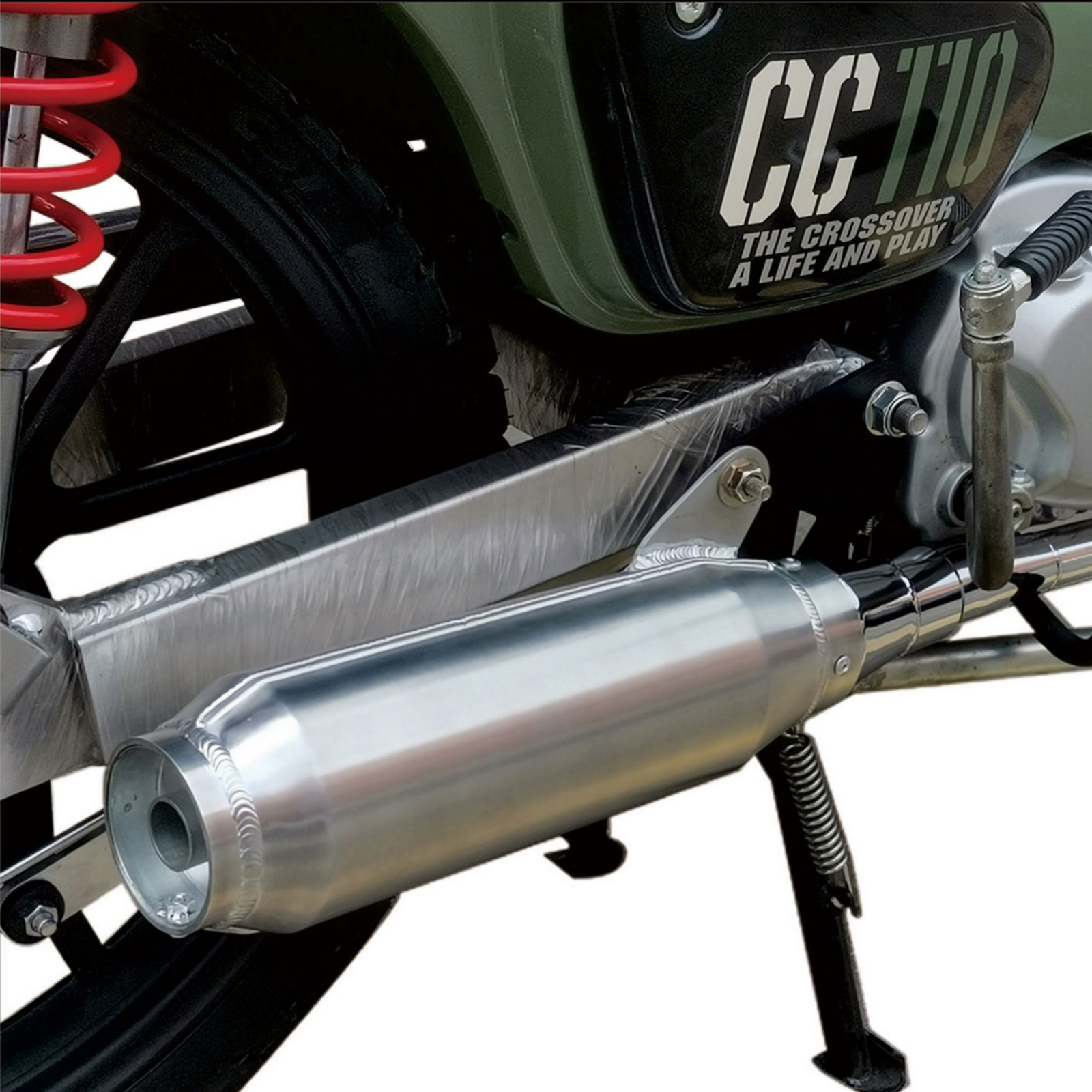 クロスカブ CC110 JA60 バイクマフラー Φ76MM-90MM サイレンサー エキゾーストパイプ オートバイ排気パイプ ステンレス  カスタム 取寄せ｜nextstageyh2｜04