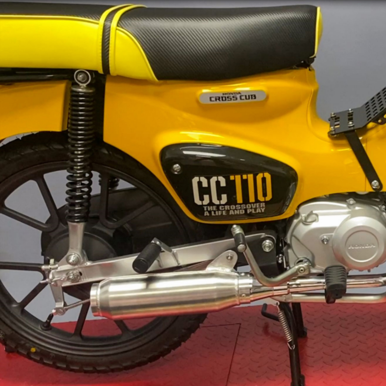 クロスカブ CC110 JA60 バイクマフラー Φ76MM-90MM サイレンサー エキゾーストパイプ オートバイ排気パイプ ステンレス  カスタム 取寄せ｜nextstageyh2｜05