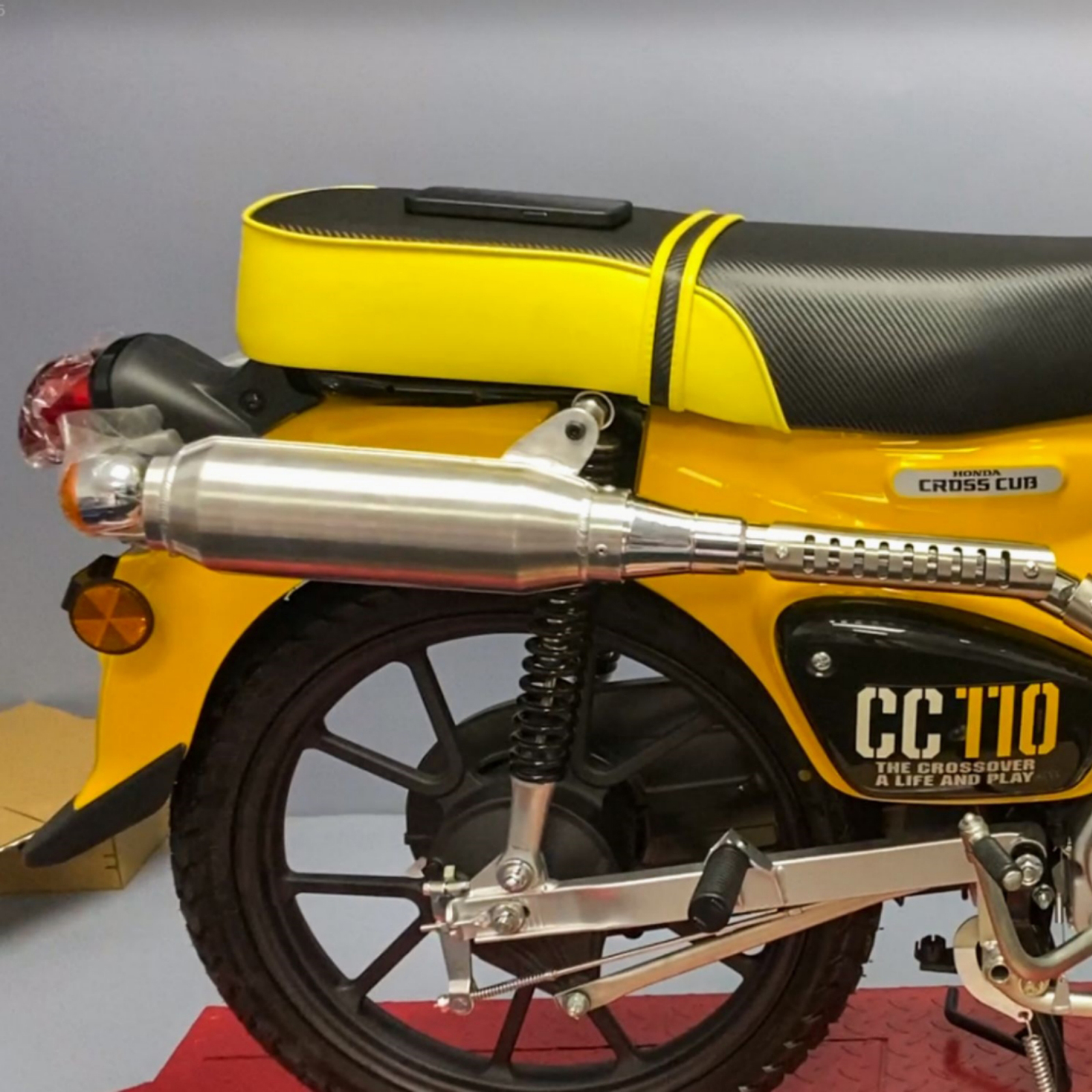 クロスカブ CC110 JA60 バイクマフラー Φ76MM-90MM サイレンサー エキゾーストパイプ オートバイ排気パイプ ステンレス  カスタム 取寄せ｜nextstageyh2｜06