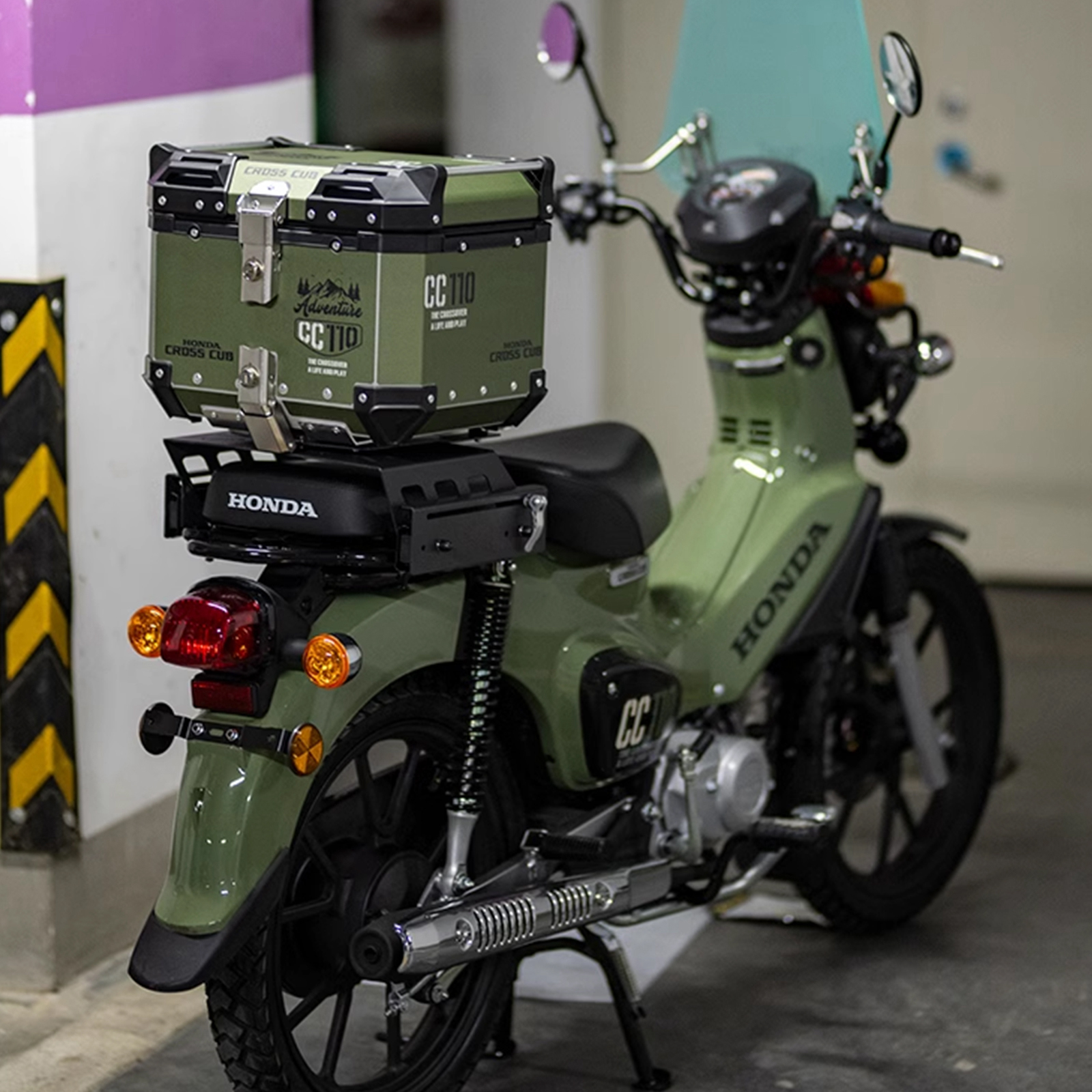 クロスカブ CC110 スーパーカブ スライド リアキャリア トップケースリアキャリア 丈夫 一体感 ステンレス製 カスタム フラットタイプ ...