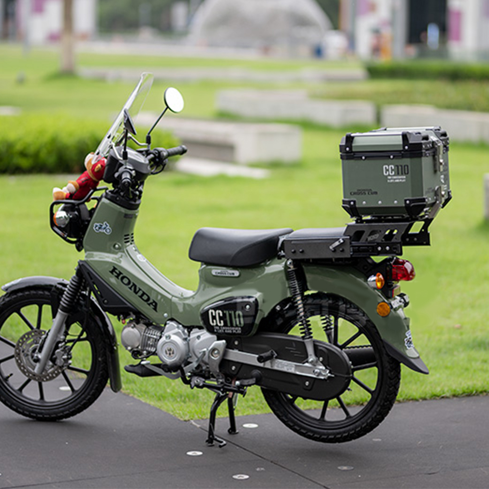 クロスカブ CC110 スーパーカブ スライド リアキャリア トップケースリアキャリア 丈夫 一体感 ステンレス製 カスタム フラットタイプ ...