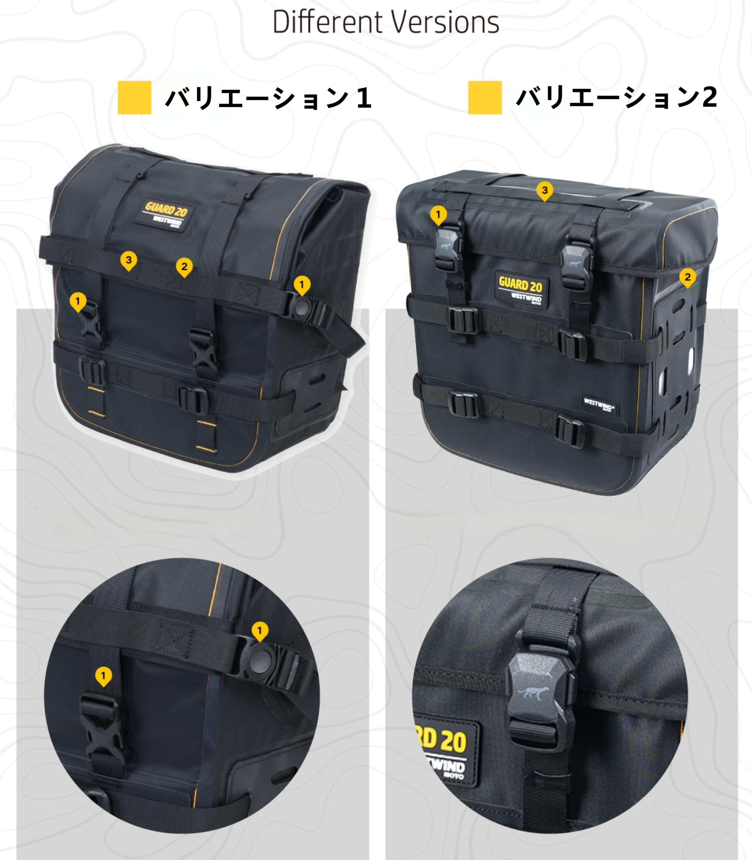 クロスカブ WESTWIND サイドバッグ レンジャーワイルドバッグ シート