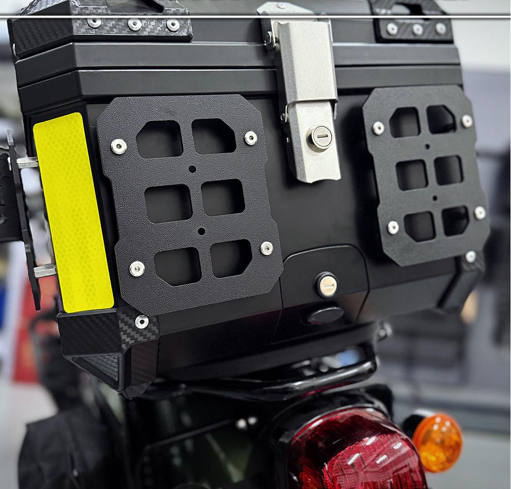 バイク用 リアボックス サイドパネルモールパネル キャリア カスタムパーツ クロスカブ ハンターカブ対応 大容量収納＆積載強化 ツーリング キャンプ 取寄せ | クロスカブ