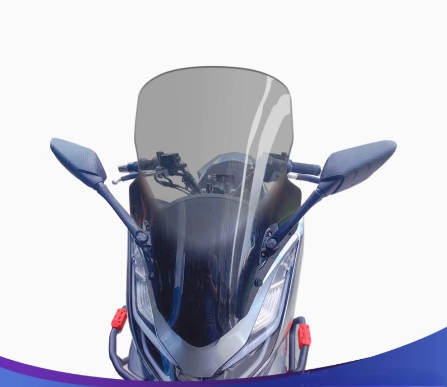 ホンダ PCX 160 ウインドシールド フロントグラス アップ 風防 バイク クリア スモーク オートバイ用 風防 バイクフロントガラス オートバイ 延長式 取寄せ | ホンダ | 04