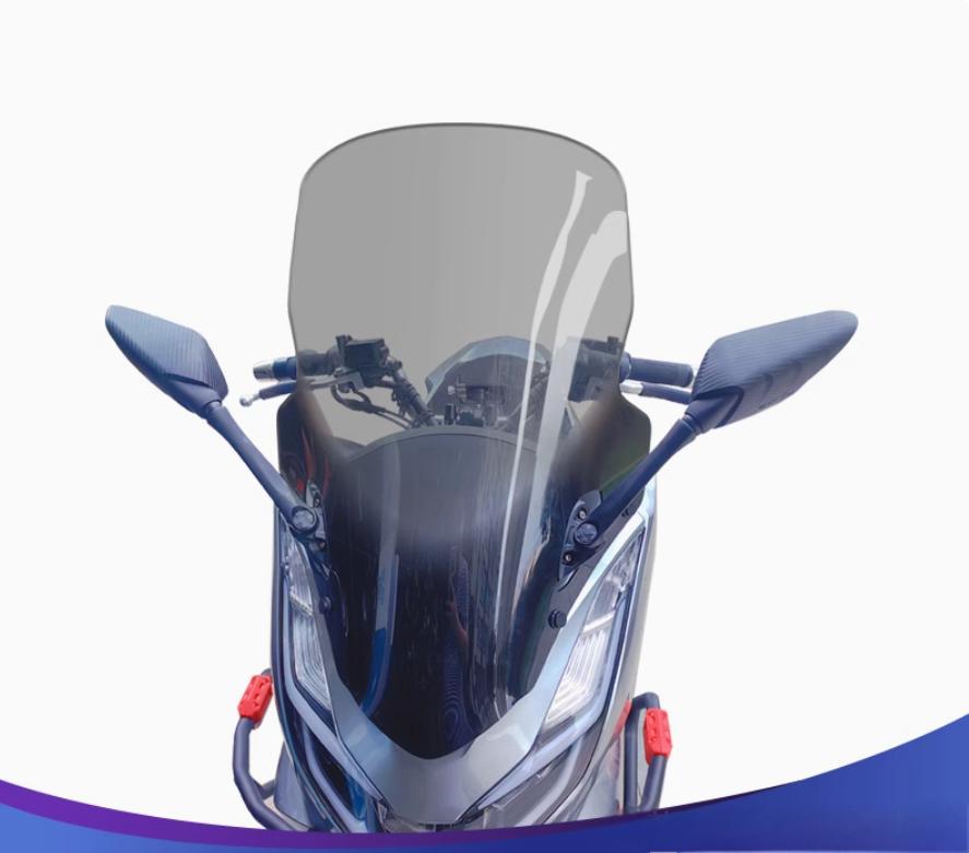 ホンダ PCX 160 ウインドシールド フロントグラス アップ 風防 バイク クリア スモーク オートバイ用 風防 バイクフロントガラス オートバイ 延長式 取寄せ | ホンダ | 05