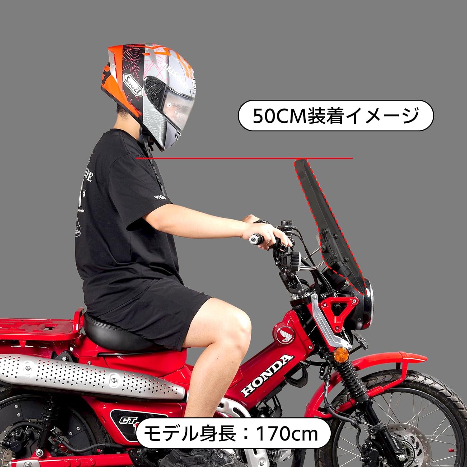 処分価格風防レブル250 レブル500 専用 ウィンドスクリーン スモーク ホンダ（HONDA） レブル250 レブル500 ウインドシールド 風防 風よけ