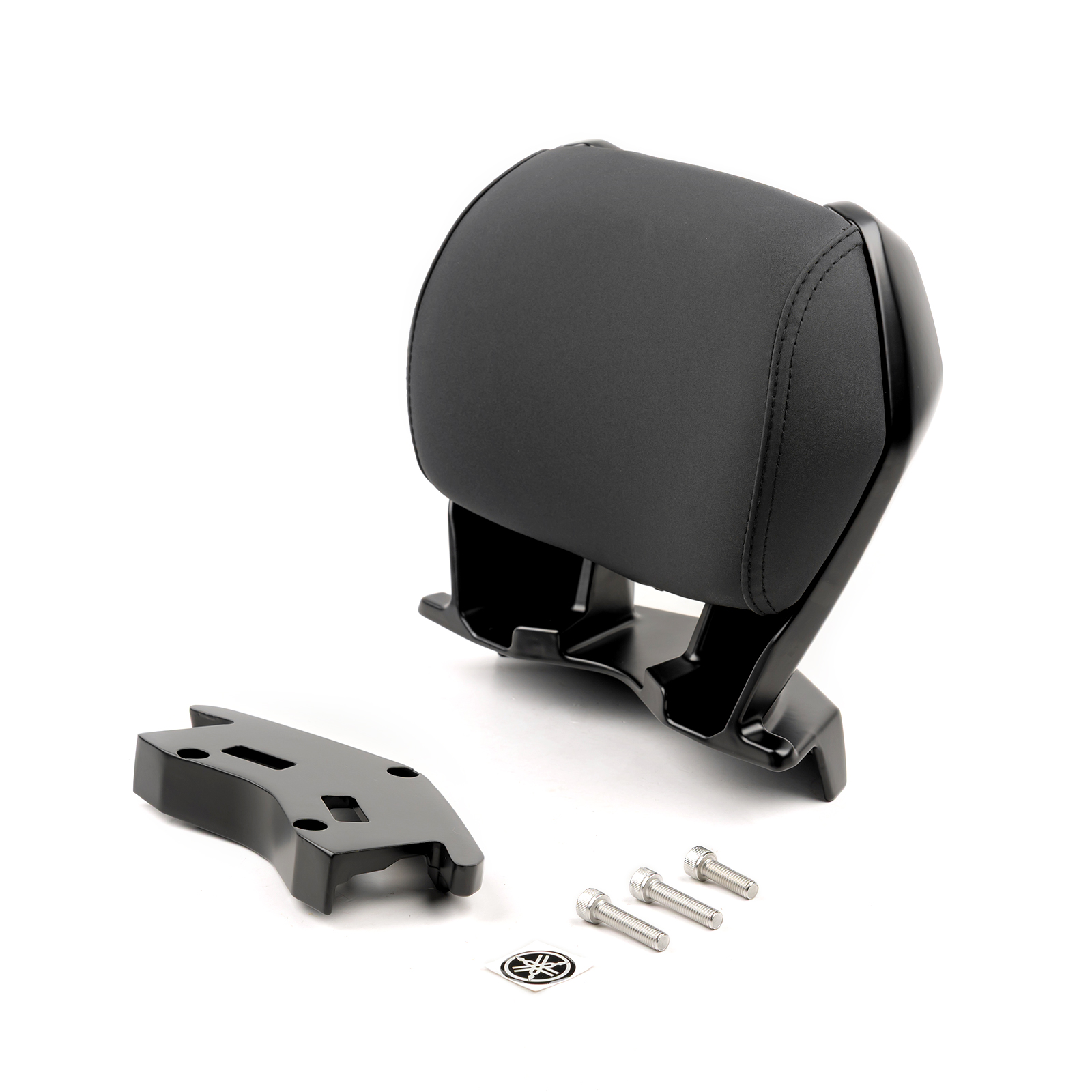 タンデムバックレストNMAX125 NMAX155 (2025 新型車種）専用 アクセサリータンデムバー付バックレストセット リアウイング助手席シートバック 取寄せの画像