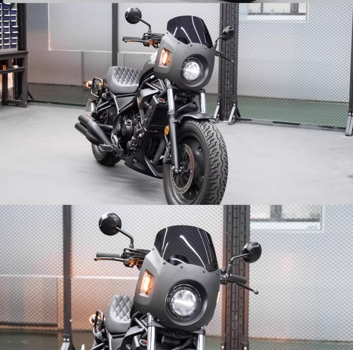 クロスカブ ホンダ レブル 250 500 ヘッドライトカバー/カウル 交換用