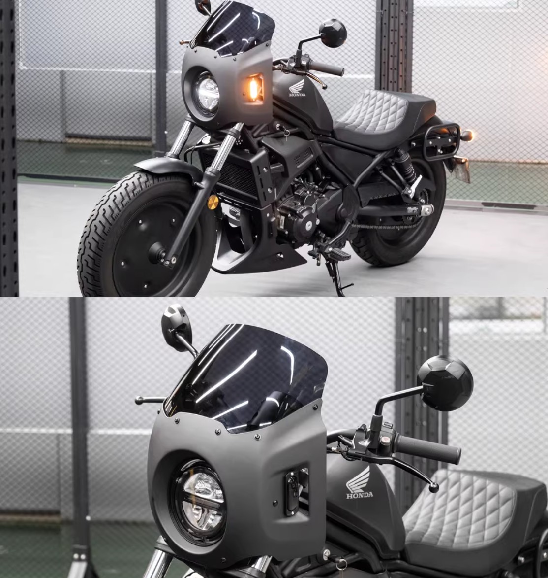 クロスカブ ホンダ レブル 250 500 ヘッドライトカバー/カウル 交換用