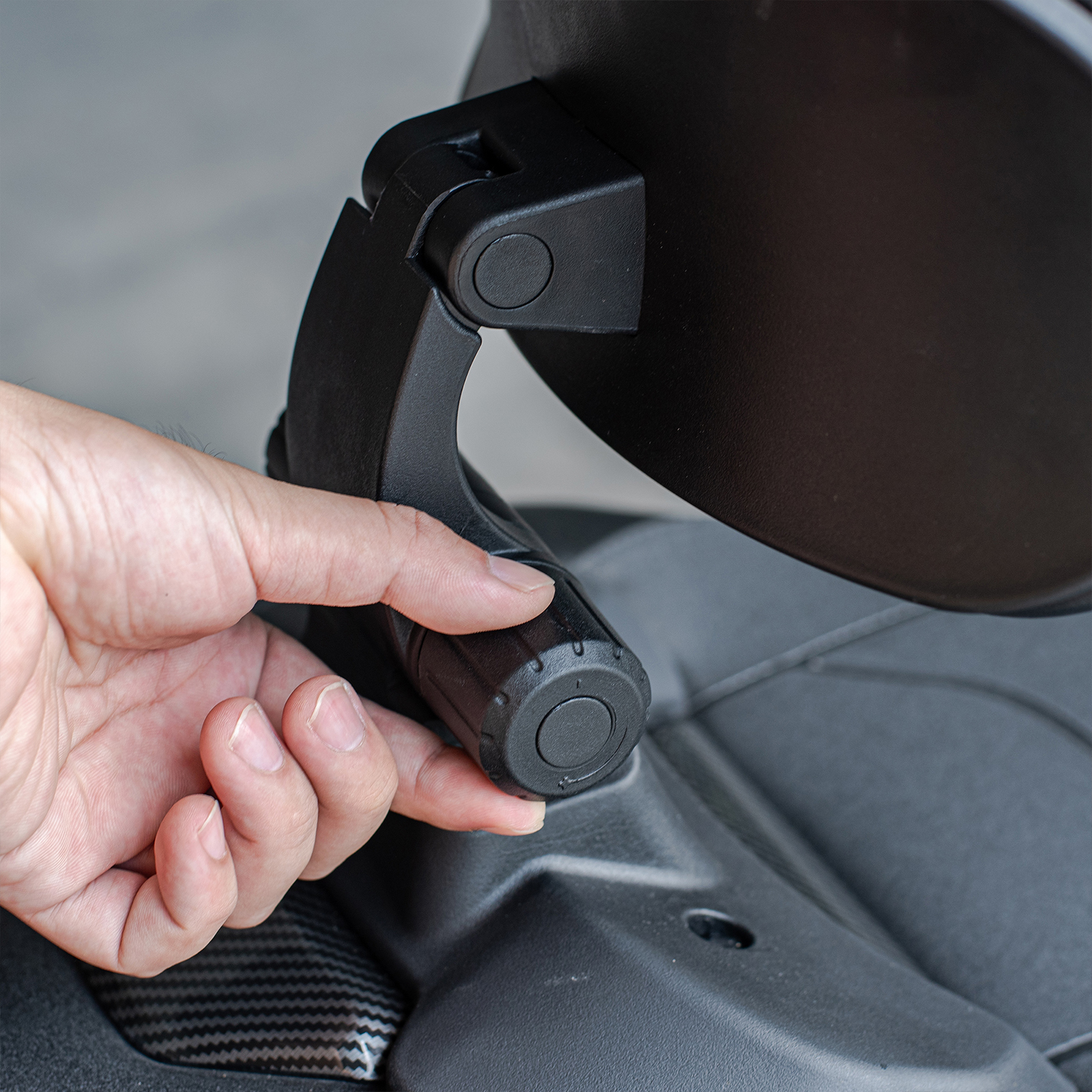 バイク用黒クッションシーシーバー・バックレスト ホンダ（HONDA） HI-LINE バイク用 PCX NMAX XMAX FORZAバックレスト