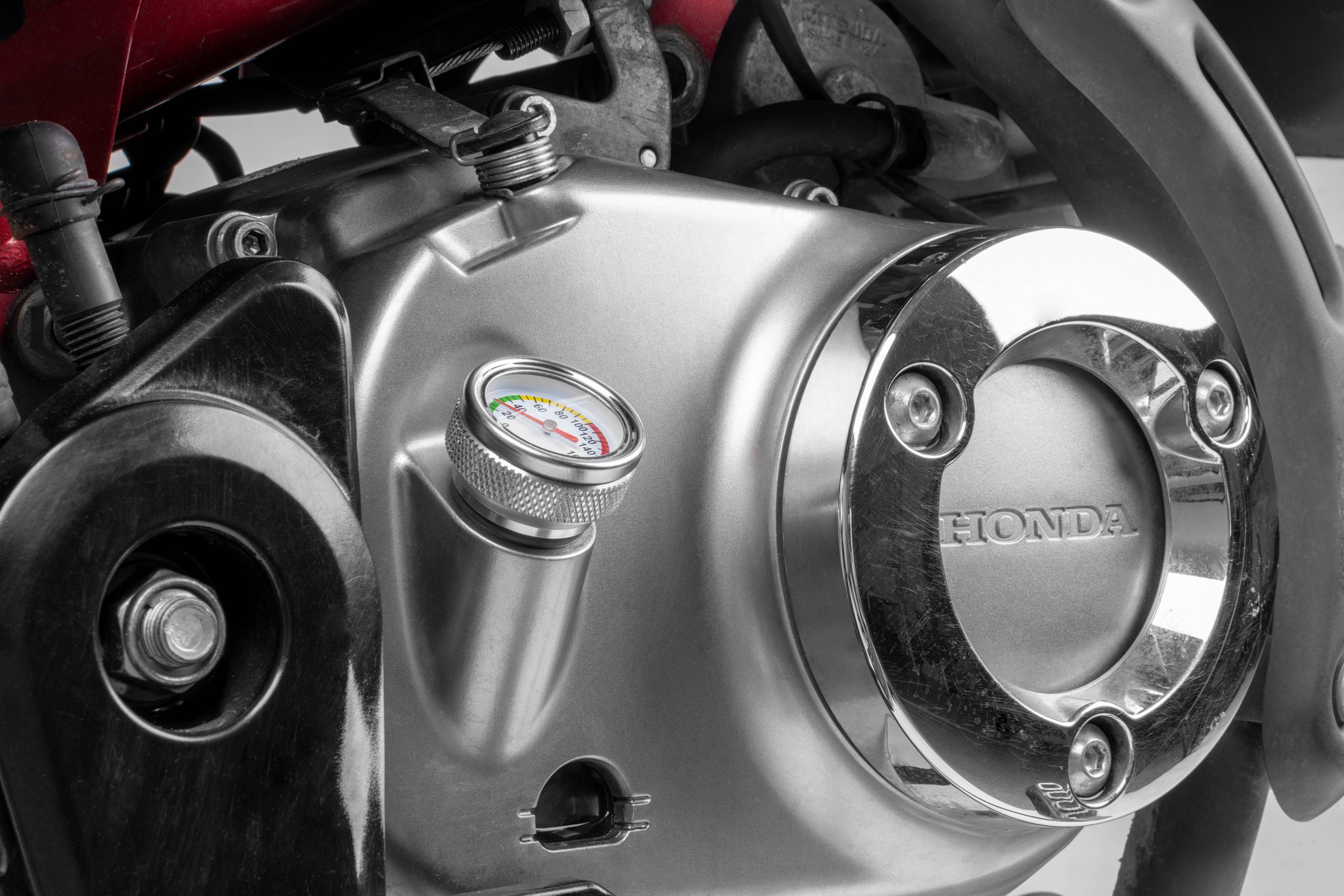 油温計　機械式　プロト　カブ　モンキー　ゴリラ　エイプ クロスカブ 即納 ホンダ モンキー 125 オイル温度計 油温計 温度ゲージ