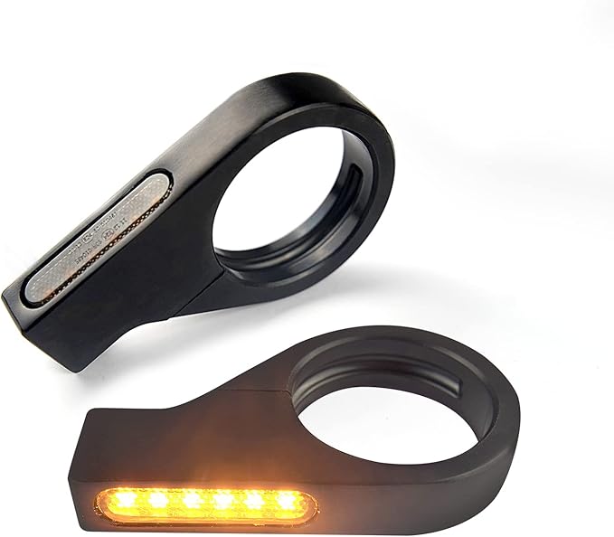 HI-LINE バイク ウインカー 流れるled 2個セット バイク12V フロント