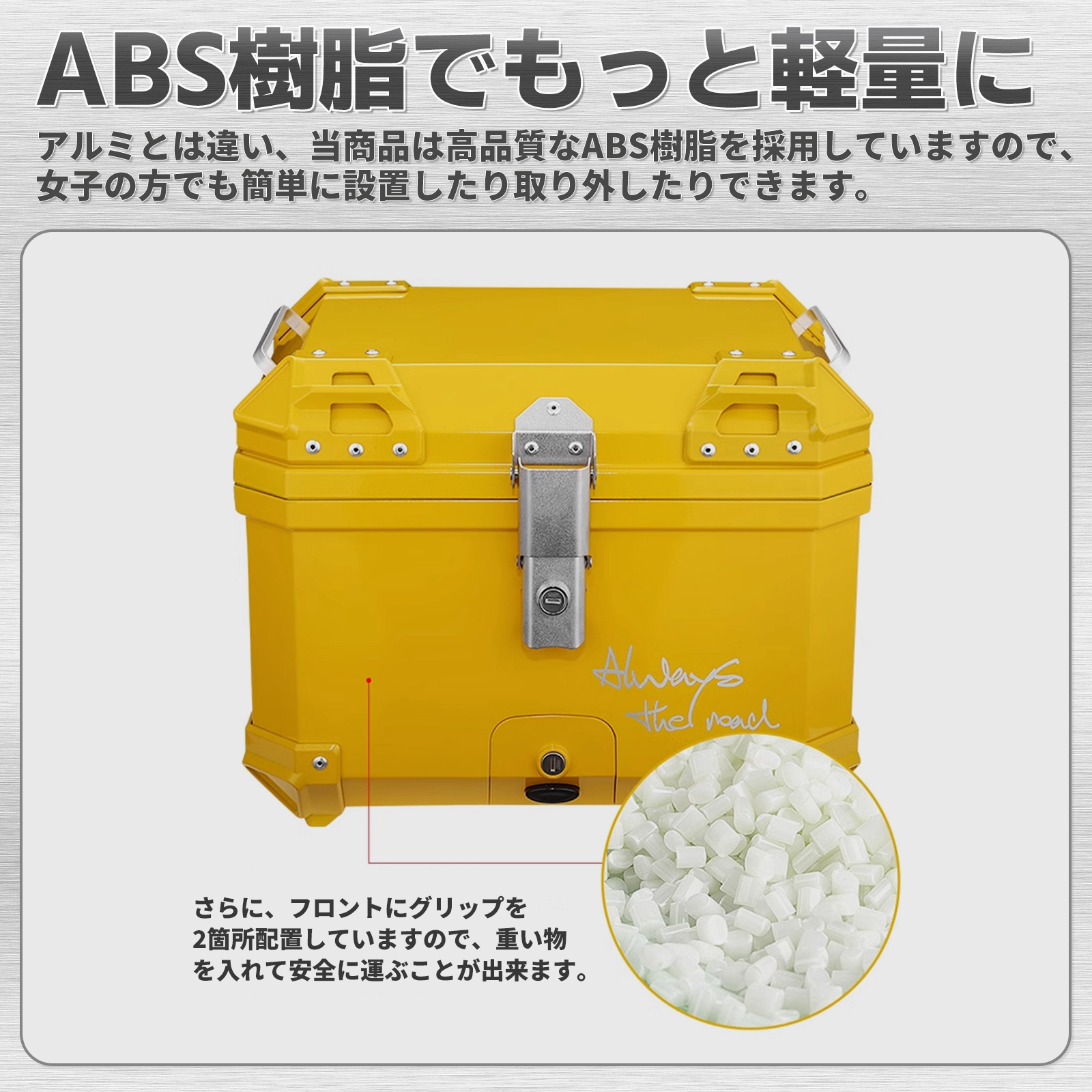 6色 スパーカブ クロスカブ カスタム リアボックス バイクボックス 36L