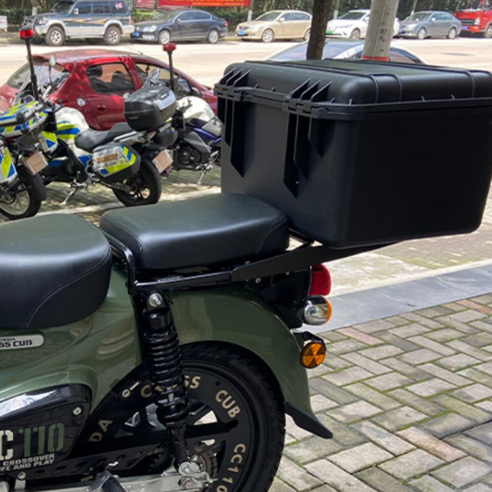 クロスカブ スーパーカブ リアキャリア ト CC50 CC110 ップケースリア