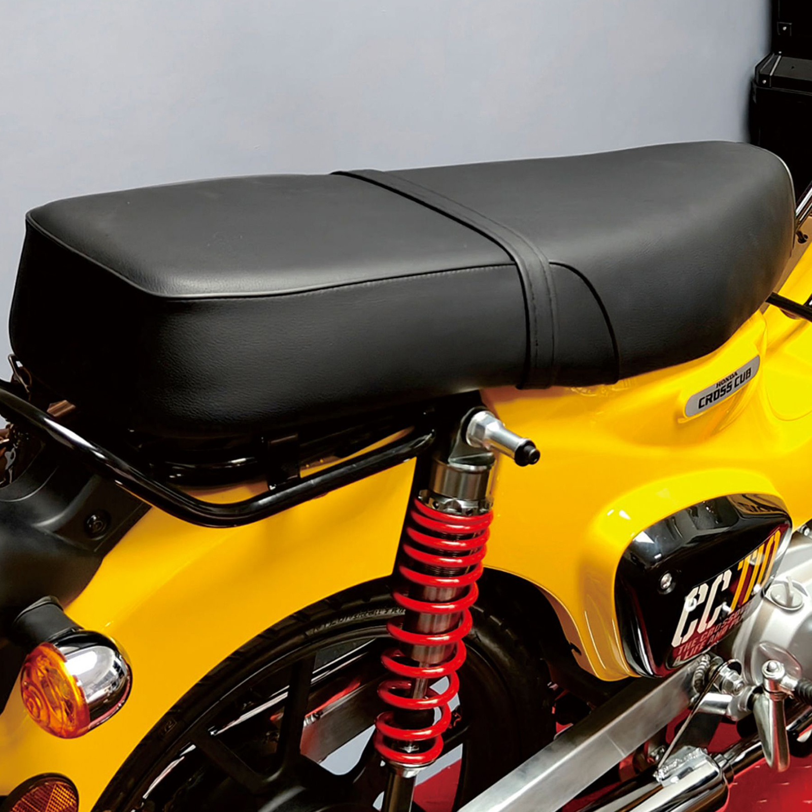 クロスカブ 110  増設リアシート 増設 ソロシート バイクシート 多 シングルシート クッション シート下げ バイク シート シート本体 カブシート 取寄せ | クロスカブ | 05