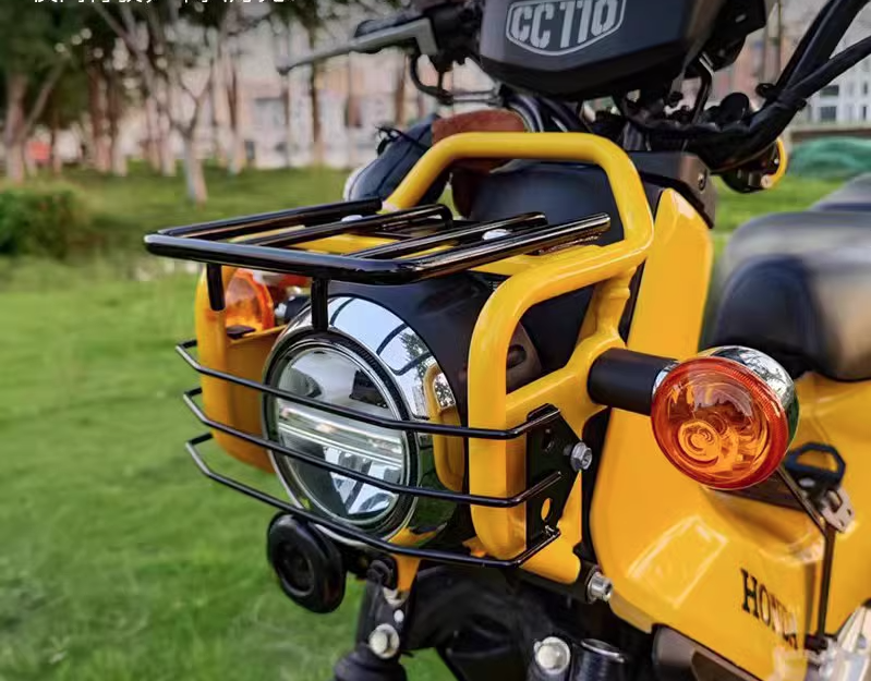 即納/送料無料 クロスカブ CC50 CC110 ヘッドライト ガード 保護 カバー フロント ランプカバー バイクパーツ カスタム リアライトガード ドレスアップ | クロスカブ
