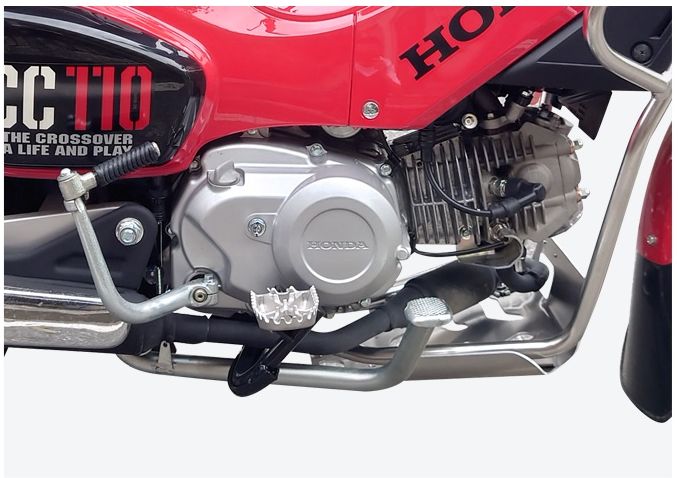 クロスカブ 110 スーパーカブ110 ステップキット  左右セット 一体型 ブラック 純正交換 簡単装着 送料無料 取寄せ_1