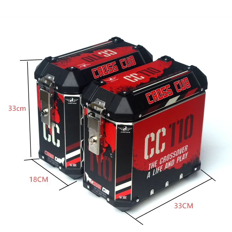 クロスカブ サイドボックス 36L アルミ製 左右2個セット 着脱