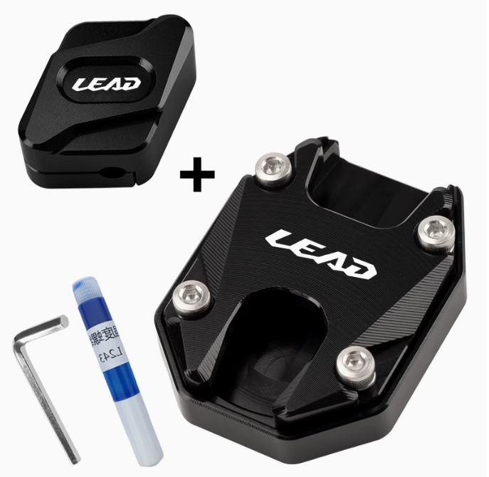 ホンダ（HONDA） リード 125 LEAD サイドスタンド 拡大器 アルミニウム