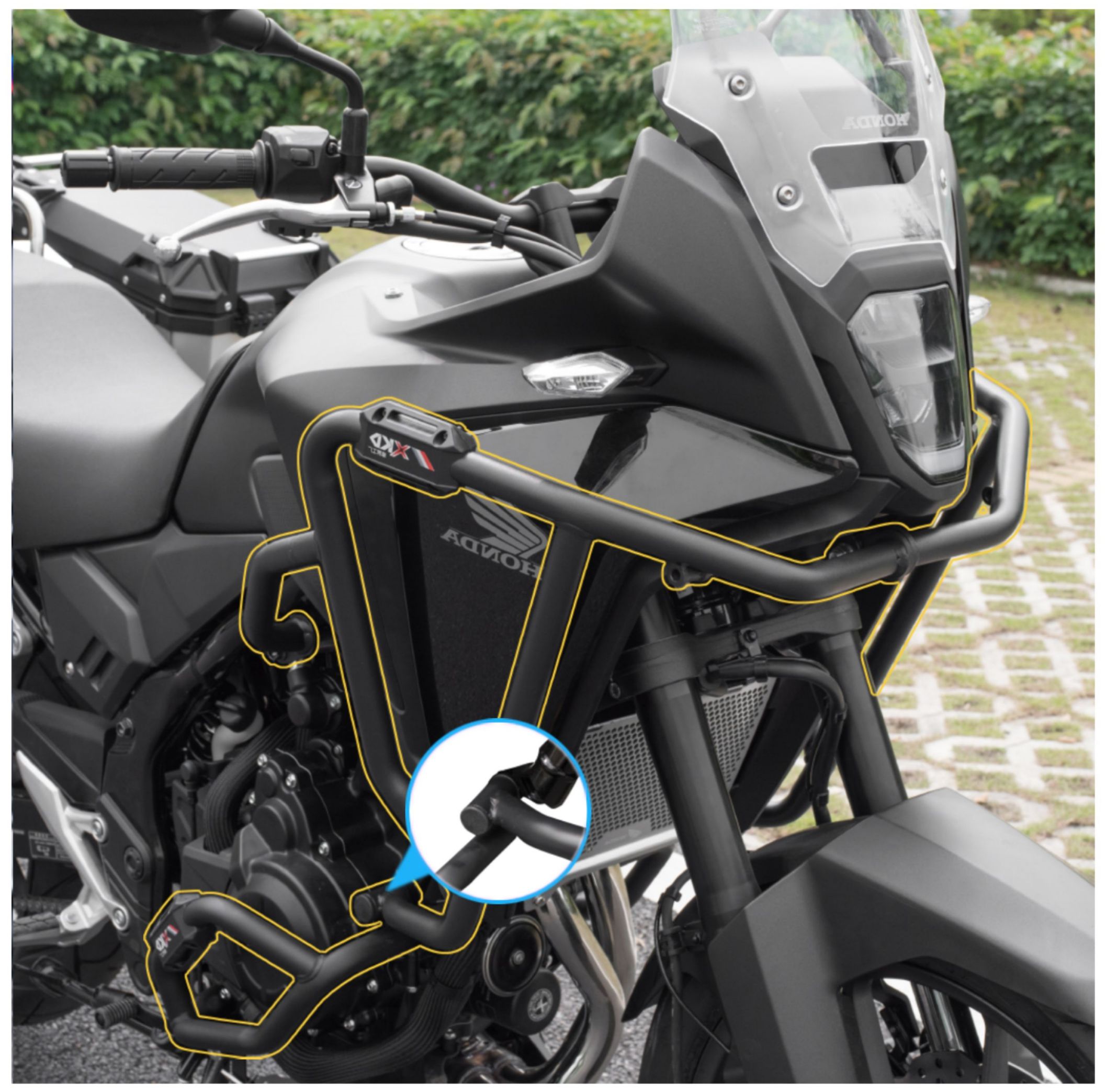 クロスカブ ホンダ NX400 アンダーフレームキット エンジンガード