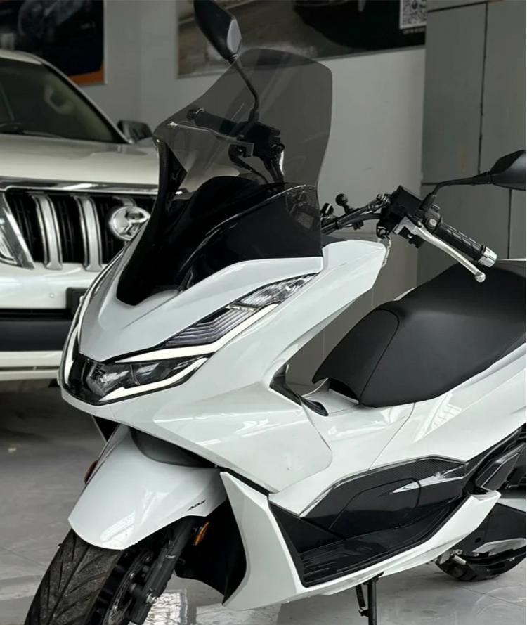 ホンダ PCX 160 ウインドシールド フロントグラス アップ 風防 バイク  クリア スモーク オートバイ用 風防 バイクフロントガラス オートバイ 延長式 取寄せ | ホンダ | 08