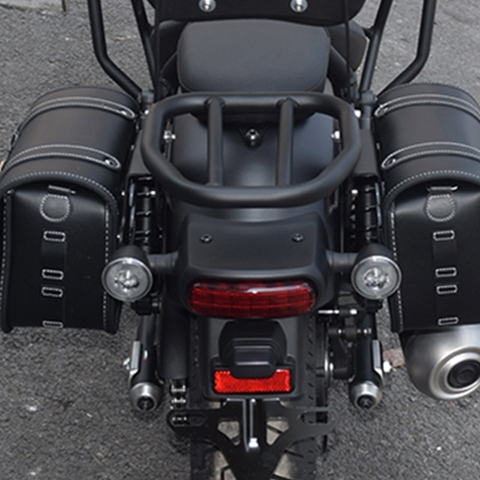クロスカブ ホンダ レブル 250 500 サイドバック カスタム 革