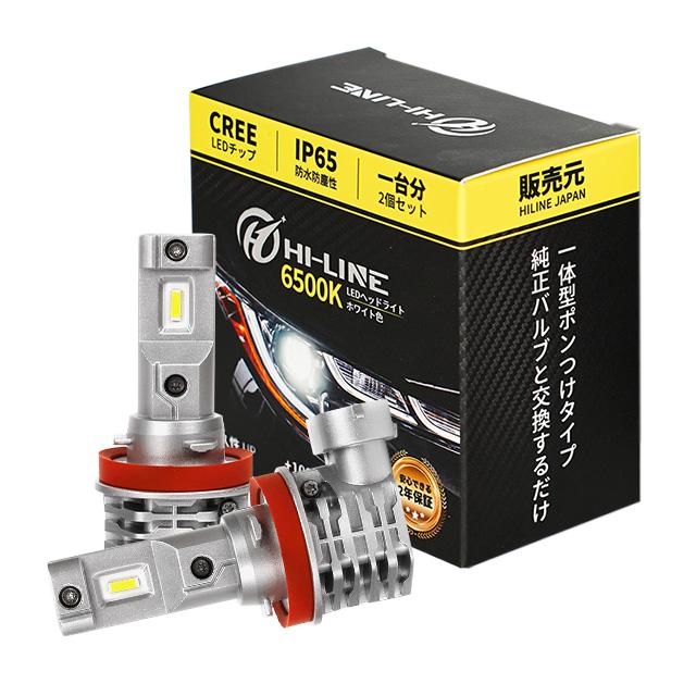 輸入車車検用　promina LEDヘッドライトバルブ H7 H4 6000K トヨタ（TOYOTA） LEDヘッドライト H4 H8/H11/H16 HB3 HB4 HIR2 車検