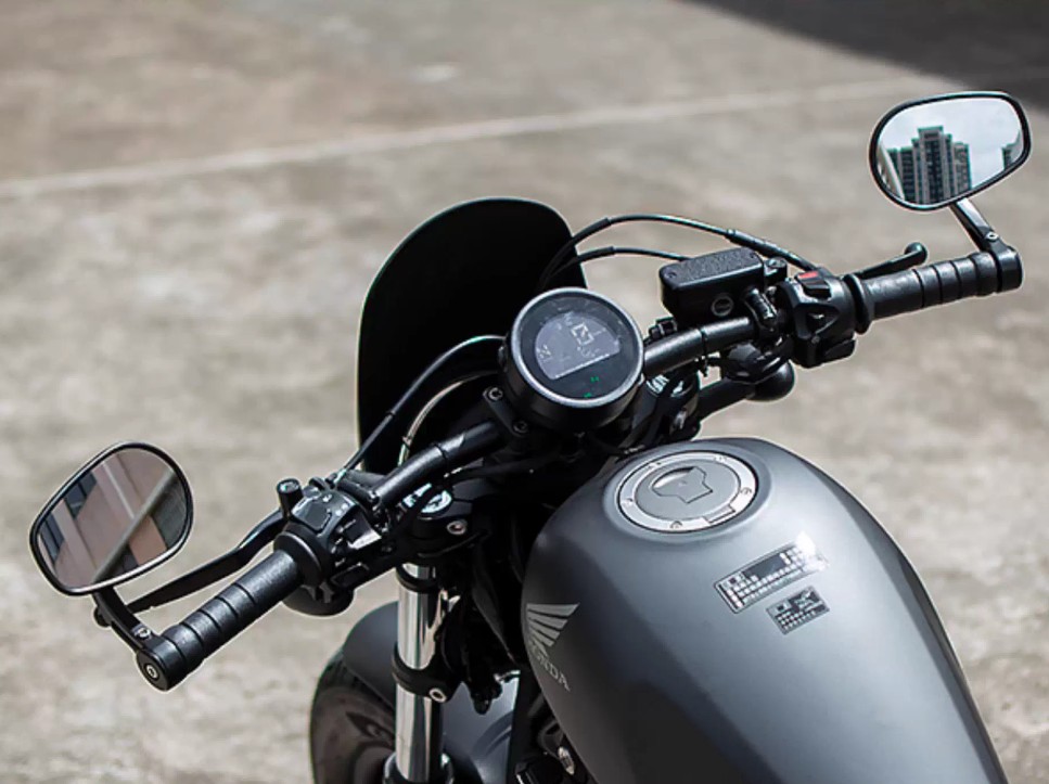ホンダ（HONDA） レブル 250 500 バイクミラーシルバーミラー