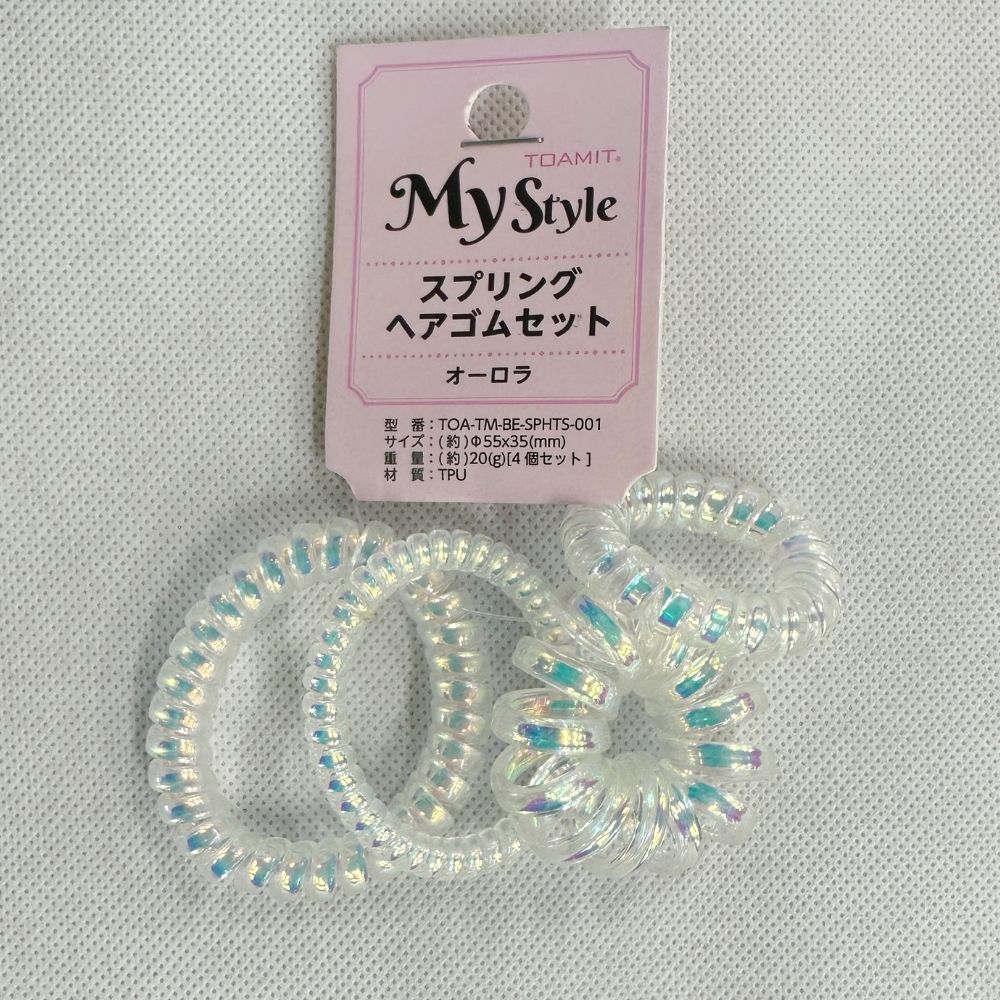 ブラックフライデー ヘアゴム スプリングゴム ヘアゴムセット 4個
