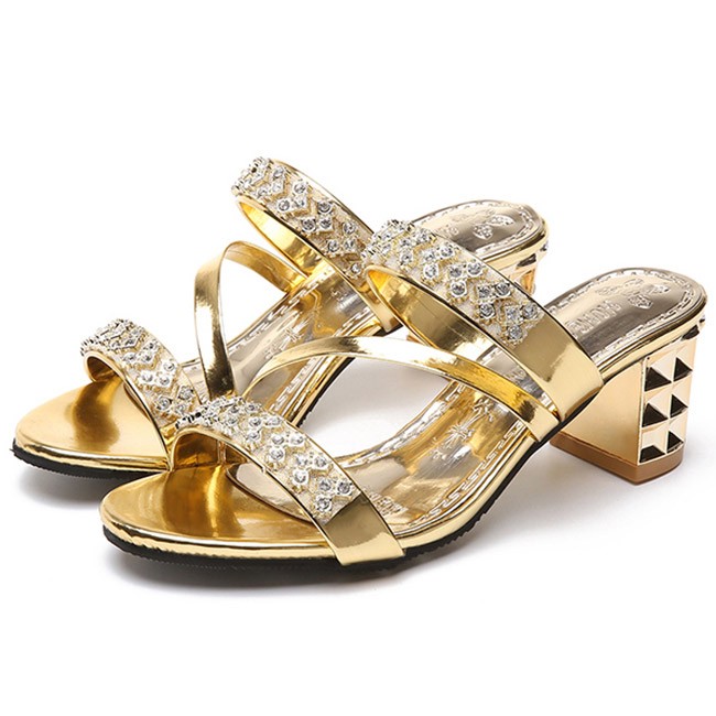 サンダル レディース ミュール チャンキーヒール 美脚 疲れない 海