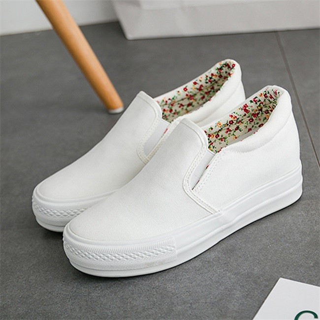 スリッポン レディース スニーカー 厚底 ローカットスニーカー カジュアル シューズ 大きいサイズ 靴 おしゃれ キャンバス 通勤 通学 2021春夏秋新作 スリッポン レディース キャンパス シンプル スニーカー 厚底