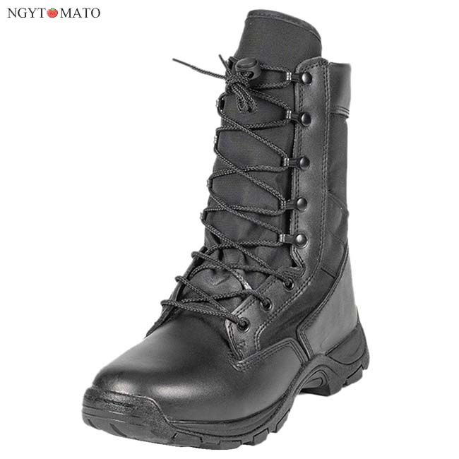 ミリタリーブーツ サイドジッパー ワークブーツ メンズ ライダーブーツ