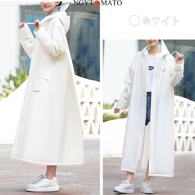 BURBERRY フード付きホワイトトレンチコート　雨具 ed012503yiqs02_7.jpg