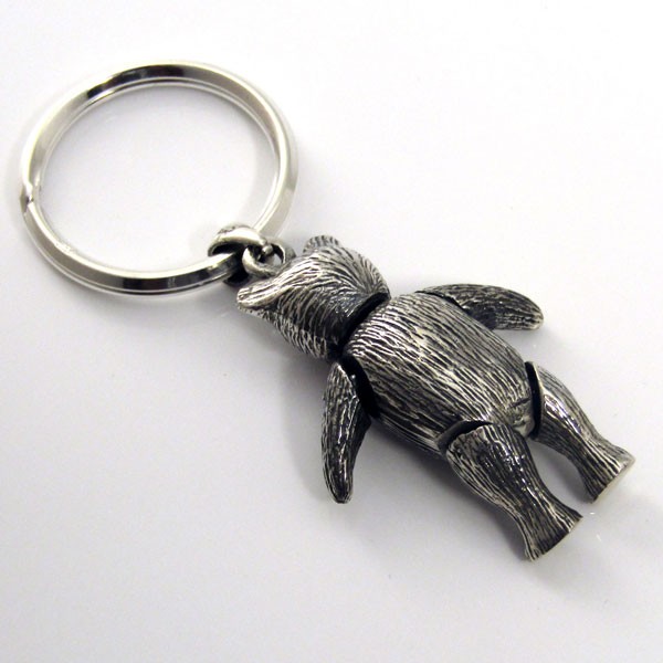 【新品　未使用品】イタリア製　SILVER MARCO テディベアキーリング 新品 未使用品】イタリア製 SILVER MARCO テディベアキーリング