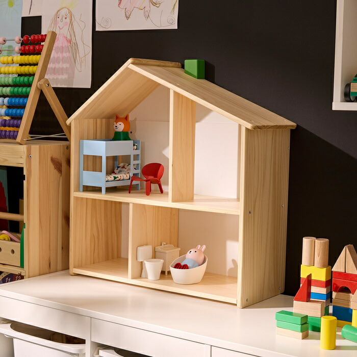IKEA　FLISAT ドールハウス　未使用 イケア（IKEA） フリサット FLISAT ドールハウス ウォールシェルフ