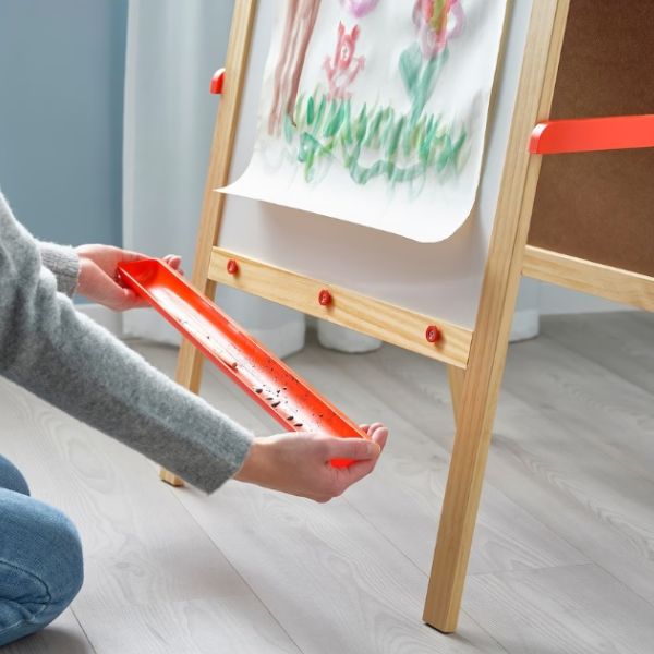 【IKEA】モーライーゼル　美品です。 MÅLA モーラ イーゼル, ソフトウッド - IKEA