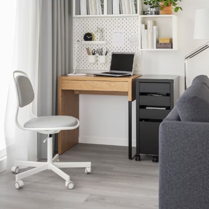 イケア 完成品有 IKEA MICKE ホワイト 10213077 デスク 組み立て