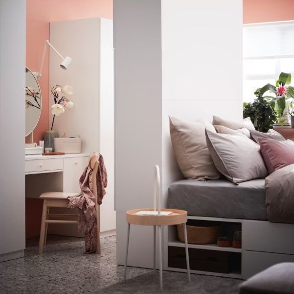 イケア（IKEA） SYVDE：ドレッシングテーブル ホワイト（004.395.62