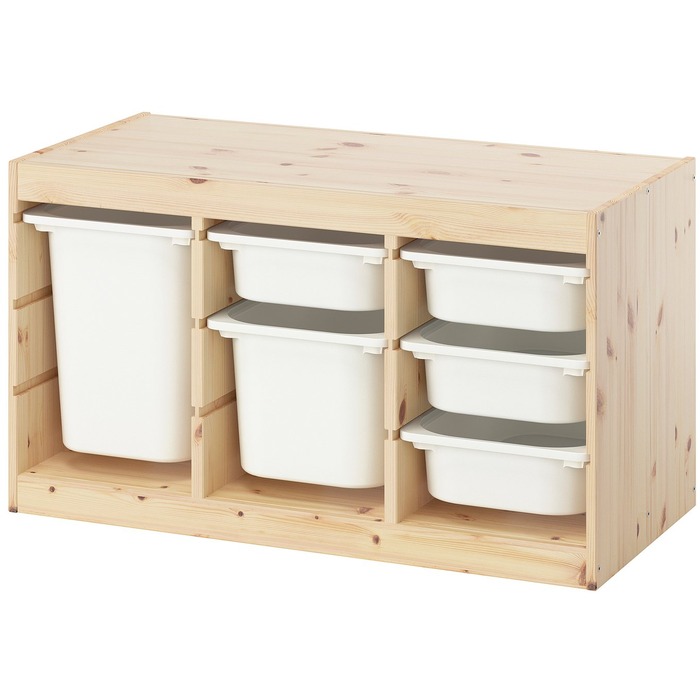 イケア（IKEA） TROFAST トロファスト 収納コンビネーション 93x44x53
