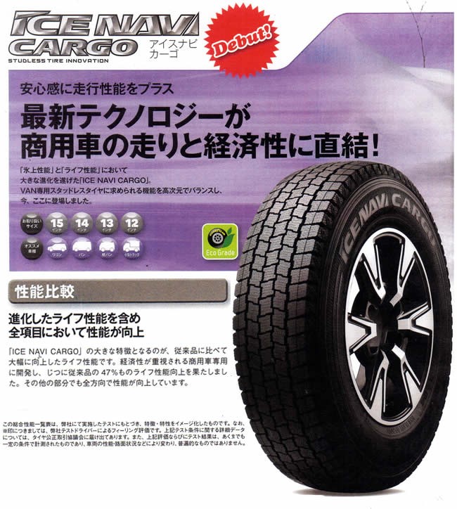 205/75R16 113/111L ICE NAVI CARGO グッドイヤー アイスナビカーゴ