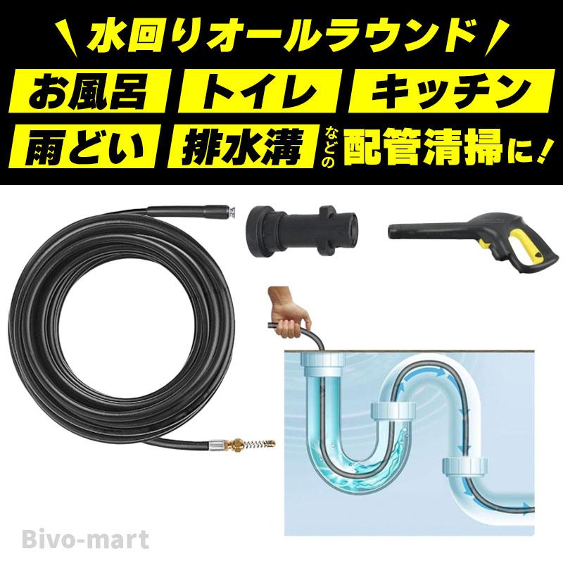 パイプクリーニングホース Amazon.co.jp: パイプクリーニングホース 逆噴射 15m【塩ビパイプも排